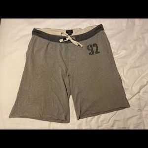A&F Abercrombie & Fitch Grey Gray Sweat Shorts XL